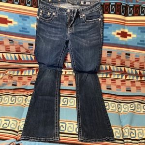 MISS ME JEANS SLIM BOOT SIZE 29 Blue color
